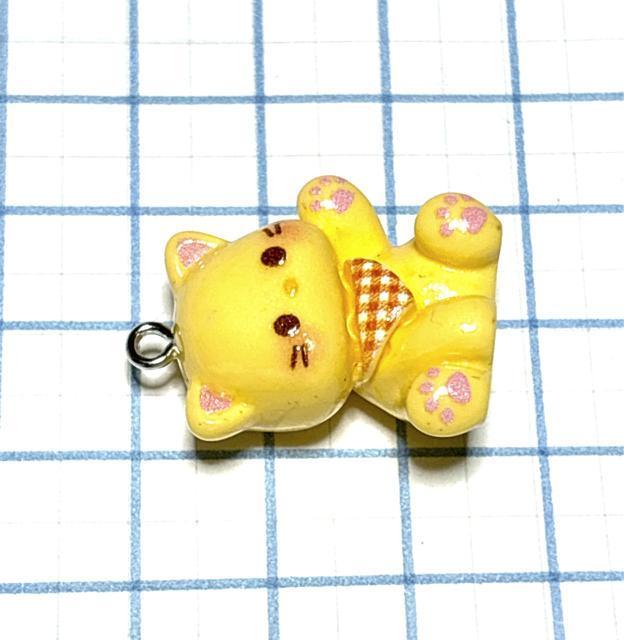 1243 黄色系 3D 立体 手を上げてる猫にゃん 1個 樹脂パーツ アクセサリーチャーム ねこネコ < ペット/手芸/園芸 1243 黄色系 3D 立体 手を上げてる猫にゃん 1個 樹脂パーツ アクセサリーチャーム ねこネコ < ペット/手芸/園芸の