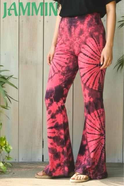 タイダイストレッチワイドパンツ アジアン エスニック スパンデックス < 女性ファッション タイダイストレッチワイドパンツ アジアン エスニック スパンデックス < 女性ファッションの