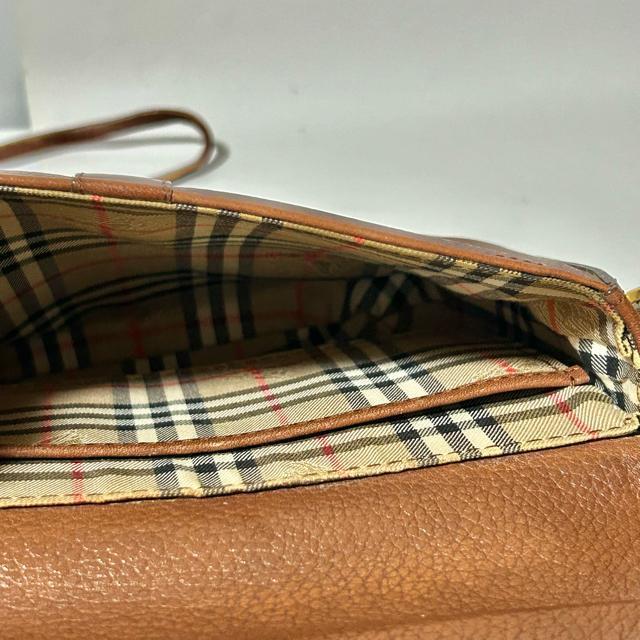 Burberry バーバリー ヴィンテージ ブラウン レザー ノバチェック ショルダー バッグ < ブランド Burberry バーバリー ヴィンテージ ブラウン レザー ノバチェック ショルダー バッグ < ブランドの