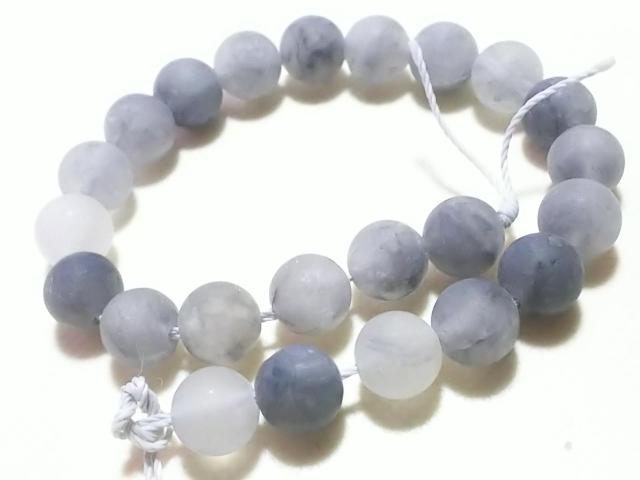 天然石★フロストクラウディークォーツ ラウンド8mm 半連 < 女性アクセサリー/時計 天然石★フロストクラウディークォーツ ラウンド8mm 半連 < 女性アクセサリー/時計の