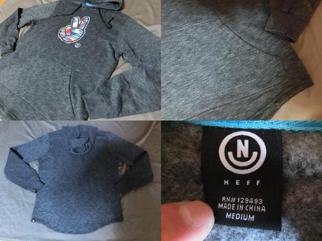 USA購入 ストリート系ネフ【NEFF】プルオーバーパーカーUS M < 男性ファッション  USA購入 ストリート系ネフ【NEFF】プルオーバーパーカーUS M < 男性ファッションの