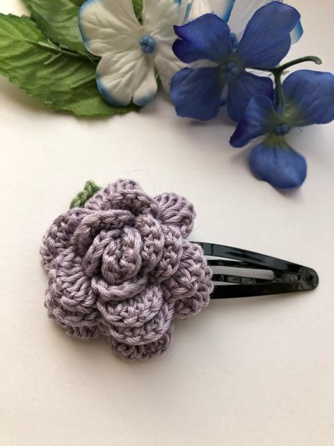 ハンドメイド スリーピン パッチンピン 薔薇 アナスイ好き 紫 < 女性ファッション  ハンドメイド スリーピン パッチンピン 薔薇 アナスイ好き 紫 < 女性ファッションの