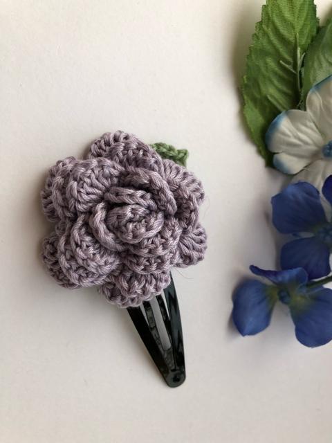 ハンドメイド スリーピン パッチンピン 薔薇 アナスイ好き 紫 < 女性ファッション  ハンドメイド スリーピン パッチンピン 薔薇 アナスイ好き 紫 < 女性ファッションの