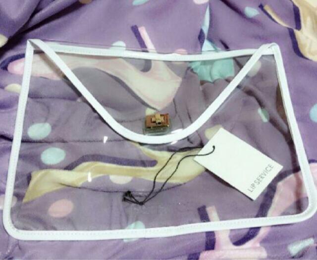 新品未使用 LIP SERVICE クリアクラッチバッグ < ブランド  新品未使用 LIP SERVICE クリアクラッチバッグ  < ブランドの