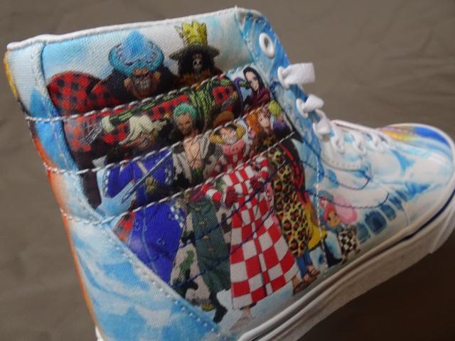 USA超限定 Vans X One Piece バンズ x ワンピース SK-8Hi パンクハザード25.5a新品未使用 箱なし < ブランド  USA超限定 Vans X One Piece バンズ x ワンピース SK-8Hi パンクハザード25.5a新品未使用 箱なし < ブランドの