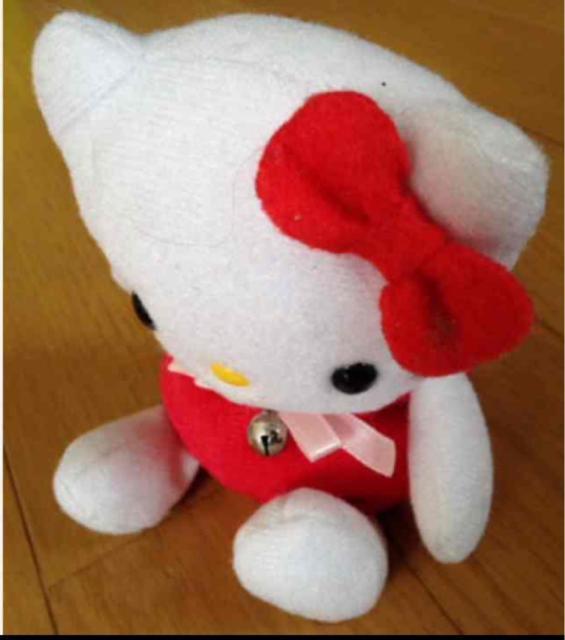 サンリオ ハローキティ ビーズ入キティーちゃん くたくたキティ キティー ぬいぐるみ < おもちゃ  サンリオ ハローキティ ビーズ入キティーちゃん くたくたキティ キティー ぬいぐるみ < おもちゃの