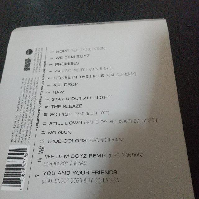 WIZ KHALIFA『BLACC HOLLYWOOD ATLANTIC』NAS < CD/DVD/ビデオ  WIZ KHALIFA『BLACC HOLLYWOOD ATLANTIC』NAS < CD/DVD/ビデオの