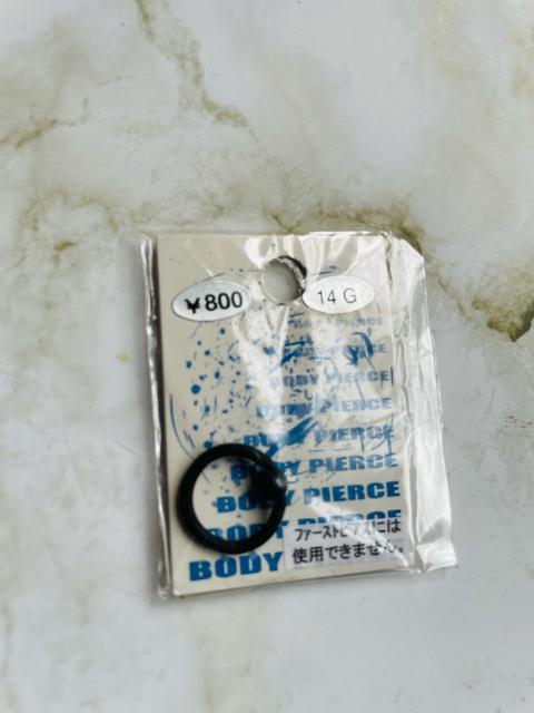 b281  リングピアス黒 14G男女兼用 < 男性アクセサリー/時計  b281  リングピアス黒 14G男女兼用 < 男性アクセサリー/時計の