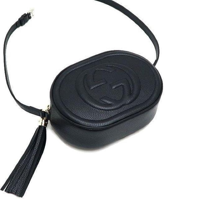 ◆ 新品 本物 ◆ GUCCI グッチ ショルダーバッグ ソーホー レザー 黒 ブラック 斜めがけ 保存袋 人気 747779 < ブランド  ◆ 新品 本物 ◆ GUCCI グッチ ショルダーバッグ ソーホー レザー 黒 ブラック 斜めがけ 保存袋 人気 747779 < ブランドの