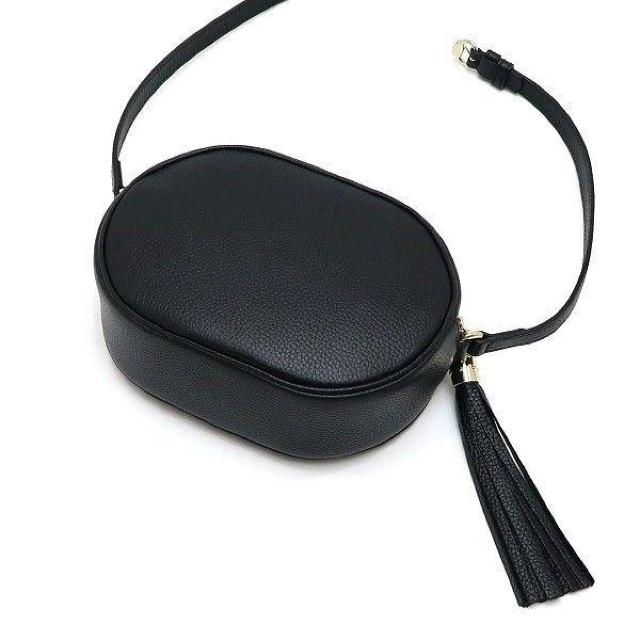 ◆ 新品 本物 ◆ GUCCI グッチ ショルダーバッグ ソーホー レザー 黒 ブラック 斜めがけ 保存袋 人気 747779 < ブランド  ◆ 新品 本物 ◆ GUCCI グッチ ショルダーバッグ ソーホー レザー 黒 ブラック 斜めがけ 保存袋 人気 747779 < ブランドの