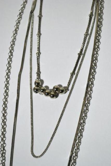 �V�i JEANASIS �W�[�i�V�X 4����MIX�`�F�[���l�b�N���X �V���o�[ ���f�B�[�X �L���C�� �J�W���A�� �G���K���g ���g�p �� �u�����h�� 