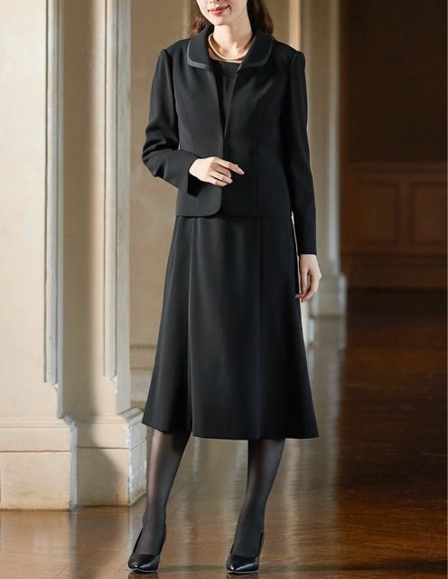 新品☆喪服礼服LLサイズ黒アンサンブル上品ワンピーススーツ22990円R238 < 女性ファッション 新品☆喪服礼服LLサイズ黒アンサンブル上品ワンピーススーツ22990円R238 < 女性ファッションの