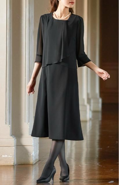 新品☆喪服礼服LLサイズ黒アンサンブル上品ワンピーススーツ22990円R238 < 女性ファッション 新品☆喪服礼服LLサイズ黒アンサンブル上品ワンピーススーツ22990円R238 < 女性ファッションの