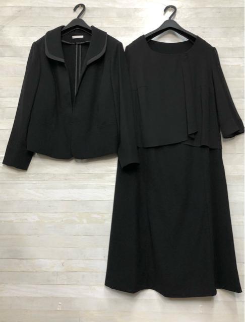 新品☆喪服礼服LLサイズ黒アンサンブル上品ワンピーススーツ22990円R238 < 女性ファッション 新品☆喪服礼服LLサイズ黒アンサンブル上品ワンピーススーツ22990円R238 < 女性ファッションの