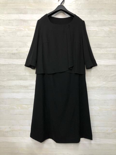 新品☆喪服礼服LLサイズ黒アンサンブル上品ワンピーススーツ22990円R238 < 女性ファッション 新品☆喪服礼服LLサイズ黒アンサンブル上品ワンピーススーツ22990円R238 < 女性ファッションの