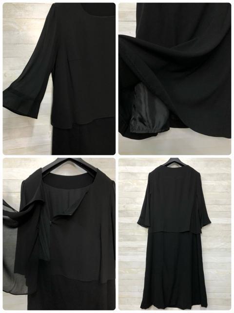 新品☆喪服礼服LLサイズ黒アンサンブル上品ワンピーススーツ22990円R238 < 女性ファッション 新品☆喪服礼服LLサイズ黒アンサンブル上品ワンピーススーツ22990円R238 < 女性ファッションの
