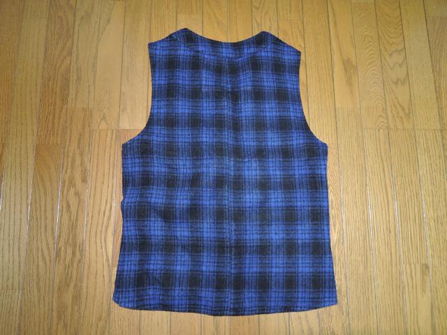 nonnative ノンネイティブ チェック柄 ネル ベスト 0 青黒系 < ブランド  nonnative ノンネイティブ チェック柄 ネル ベスト 0 青黒系 < ブランドの