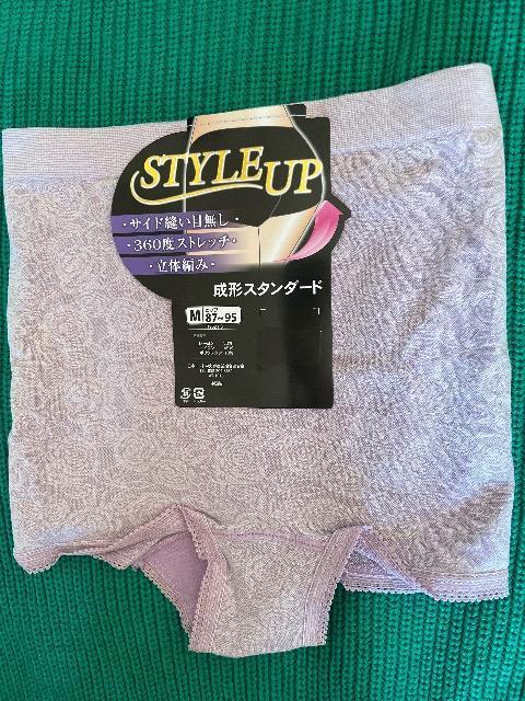 ♯新品♯ style up 成形スタンダード ショーツ M Aサイド縫い目なし 360度ストレッチ 立体編み < 女性ファッション  ♯新品♯ style up 成形スタンダード ショーツ M Aサイド縫い目なし 360度ストレッチ 立体編み  < 女性ファッションの