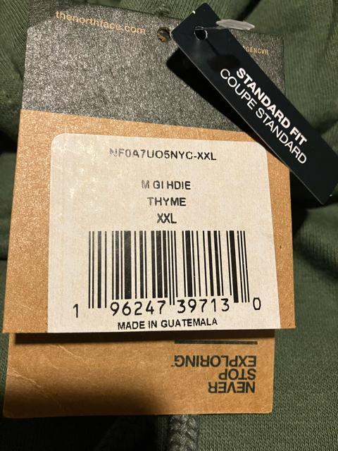 THE NORTH FACE パーカー プルオーバー 大きいsizeXXL 深緑  ノースフェイス < ブランド  THE NORTH FACE パーカー プルオーバー 大きいsizeXXL 深緑  ノースフェイス < ブランドの