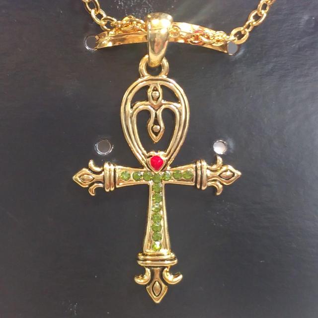 AzureGreen: Ankh Cross アンククロス フルール・ド・リス < 女性アクセサリー/時計  AzureGreen: Ankh Cross アンククロス フルール・ド・リス < 女性アクセサリー/時計の