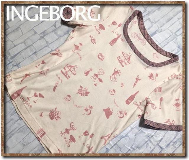 インゲボルグ プリントカットソー オフホワイト☆難あり < ブランド インゲボルグ プリントカットソー オフホワイト☆難あり < ブランドの