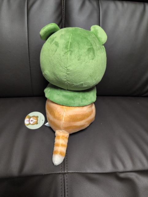 モフサンド カエルにゃんBIGぬいぐるみ、グリーン < おもちゃ  モフサンド カエルにゃんBIGぬいぐるみ、グリーン < おもちゃの