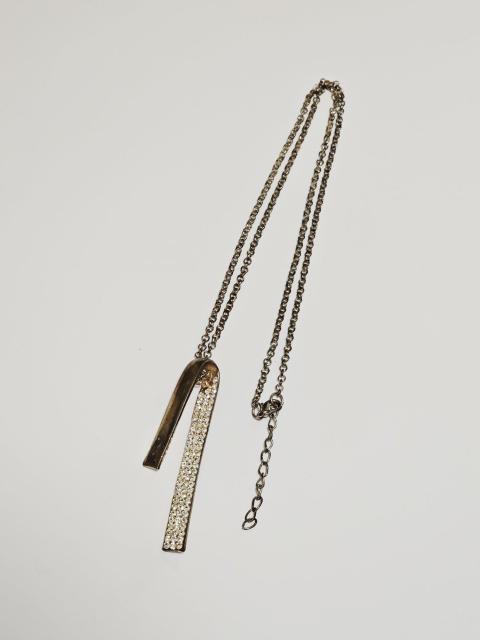 (210) ウェービーライン ラインストーン ネックレス < 女性アクセサリー/時計  (210) ウェービーライン ラインストーン ネックレス  < 女性アクセサリー/時計の