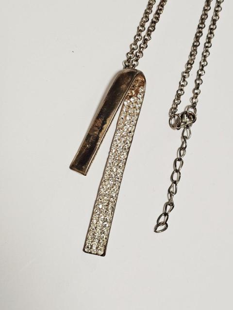 (210) ウェービーライン ラインストーン ネックレス < 女性アクセサリー/時計  (210) ウェービーライン ラインストーン ネックレス < 女性アクセサリー/時計の