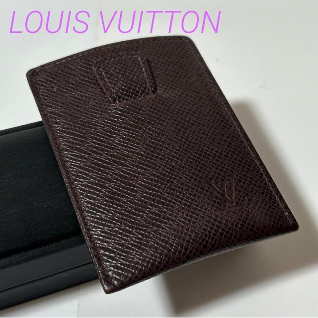 美品 LOUIS VUITTON ルイヴィトン タイガ エテュイ カルト デヴィジット カードケース < ブランド  美品 LOUIS VUITTON ルイヴィトン タイガ エテュイ カルト デヴィジット カードケース  < ブランドの
