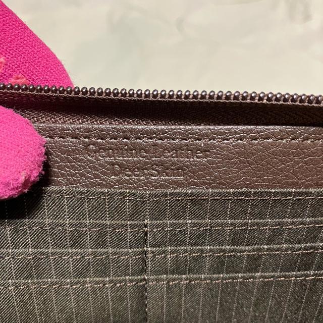 @【ノーブランド扱い】【鹿革】 本革 / ラウンドファスナー 長財布 < 女性ファッション @【ノーブランド扱い】【鹿革】 本革 / ラウンドファスナー 長財布 < 女性ファッションの