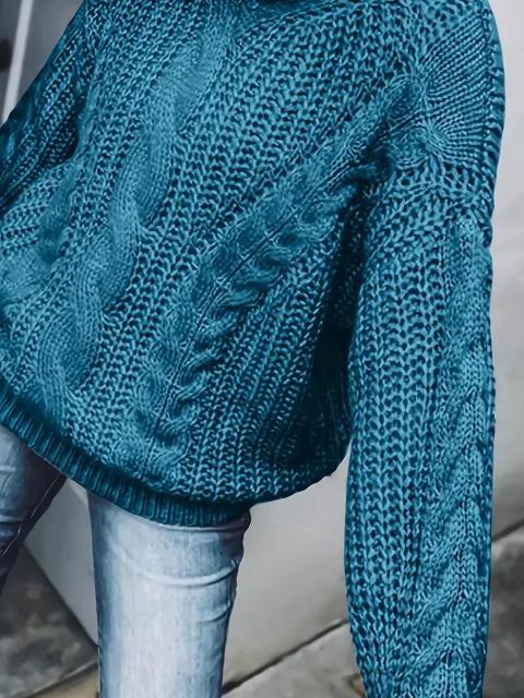 爆ヤス価格2490円★レディース  ニット ハイネック 冬用セーターUSAサイズM(日本サイズL相当)ターコイズブルー < 女性ファッション  爆ヤス価格2490円★レディース  ニット ハイネック 冬用セーターUSAサイズM(日本サイズL相当)ターコイズブルー < 女性ファッションの