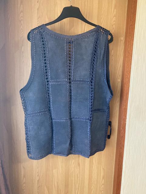 2095.未使用☆ヴィンテージ☆レザーパッチワークレースベスト☆本革 < 女性ファッション 2095.未使用☆ヴィンテージ☆レザーパッチワークレースベスト☆本革 < 女性ファッションの