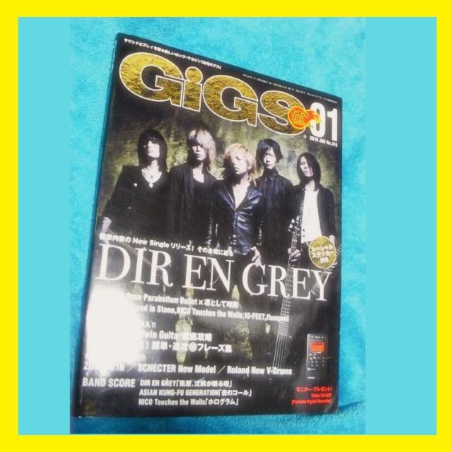 GiGS 2010年1月号 ステッカー付録付 表紙DIR EN GREY < 本/雑誌 GiGS 2010年1月号 ステッカー付録付 表紙DIR EN GREY < 本/雑誌の