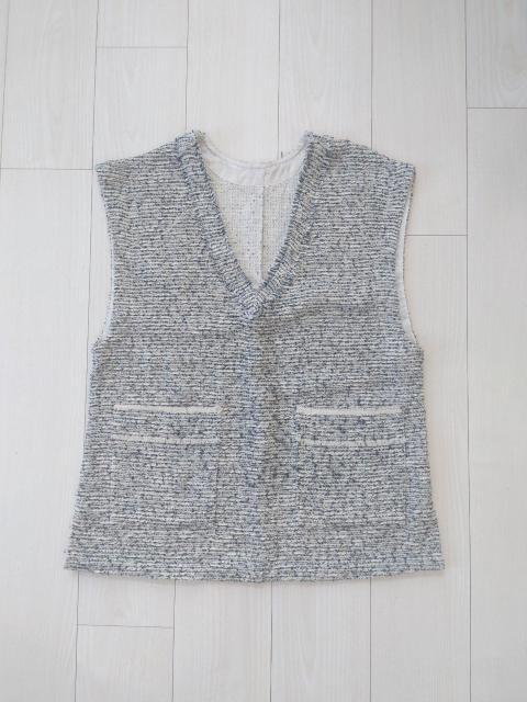 美品 トレンド rpsミックスツイードVネックベスト < ブランド 美品 トレンド rpsミックスツイードVネックベスト < ブランドの
