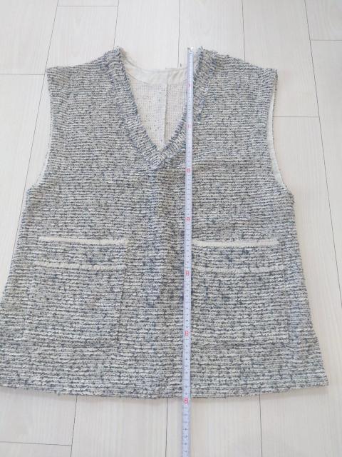 美品 トレンド rpsミックスツイードVネックベスト < ブランド 美品 トレンド rpsミックスツイードVネックベスト < ブランドの