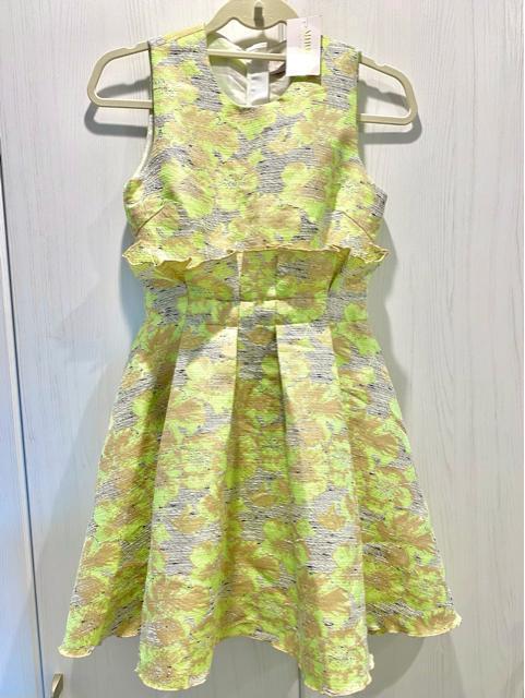 新品・未使用品 Mirror9 ノースリーブ フレアワンピース yellow < 女性ファッション 新品・未使用品 Mirror9 ノースリーブ フレアワンピース yellow < 女性ファッションの