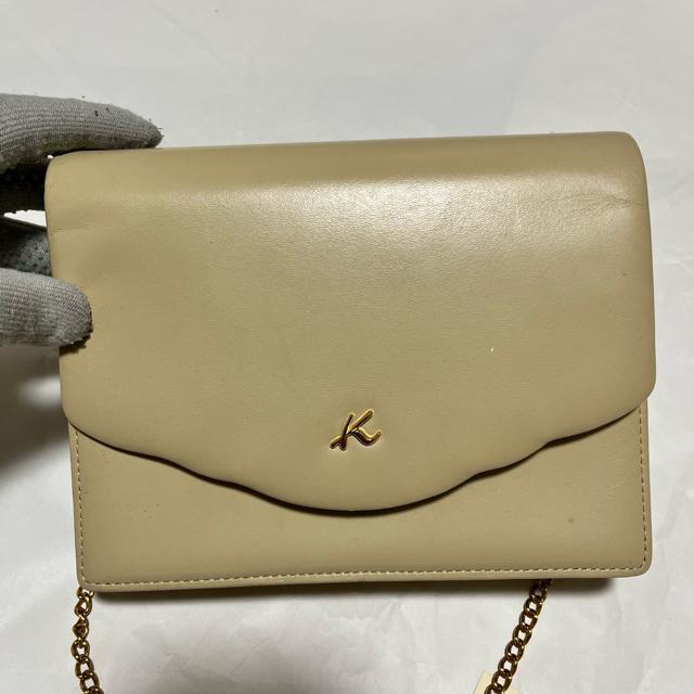 Kitamura ヴィンテージ クラッチバッグ & チェーンショルダー ベージュ < ブランド Kitamura ヴィンテージ クラッチバッグ & チェーンショルダー ベージュ < ブランドの