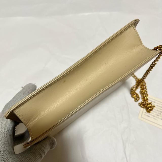 Kitamura ヴィンテージ クラッチバッグ & チェーンショルダー ベージュ < ブランド Kitamura ヴィンテージ クラッチバッグ & チェーンショルダー ベージュ < ブランドの