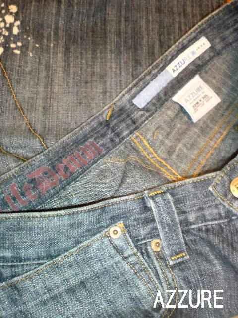 □AZZURE/アズール ウォッシュペイント加工 デニムパンツ☆新品☆ストリート/HIPHOP < 男性ファッション  □AZZURE/アズール ウォッシュペイント加工 デニムパンツ☆新品☆ストリート/HIPHOP < 男性ファッションの