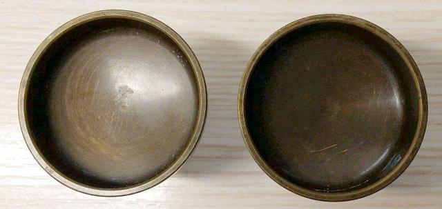 仏飯器 高さ約6.5cm×口径5.5cm 2個セット 真鍮製 お供え < インテリア/ライフ  仏飯器 高さ約6.5cm×口径5.5cm 2個セット 真鍮製 お供え < インテリア/ライフの