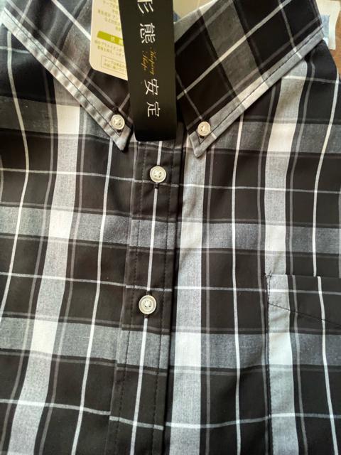 10Lサイズ!高貴紳士的!形態安定!消臭and抗菌効果!デオドラントテープ仕様!肩回り!お腹回りゆったり!長袖ボタンダウンシャツ! < 男性ファッション  10Lサイズ!高貴紳士的!形態安定!消臭and抗菌効果!デオドラントテープ仕様!肩回り!お腹回りゆったり!長袖ボタンダウンシャツ!  < 男性ファッションの