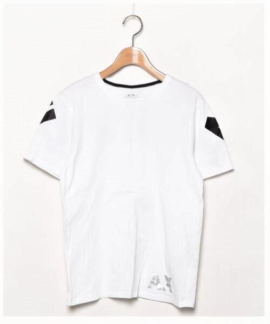 ☆ARMANI EXCHANGE アルマーニ エクスチェンジ プリント ビッグ ロゴ Tシャツ/メンズ/XS/白☆新作モデル < ブランド ☆ARMANI EXCHANGE アルマーニ エクスチェンジ プリント ビッグ ロゴ Tシャツ/メンズ/XS/白☆新作モデル < ブランドの