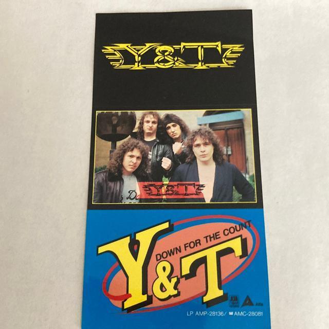 1985年当時物 Y&T / ダウン・フォー・ザ・カウント アルバム予約特典ステッカー  ハードロック ヘヴィメタル < CD/DVD/ビデオ  1985年当時物 Y&T / ダウン・フォー・ザ・カウント アルバム予約特典ステッカー  ハードロック ヘヴィメタル  < CD/DVD/ビデオの