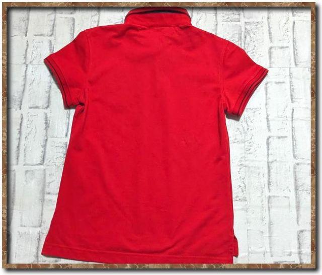 23区 SPORT 刺繍入り半袖ポロシャツ 赤 < ブランド  23区 SPORT 刺繍入り半袖ポロシャツ 赤 < ブランドの