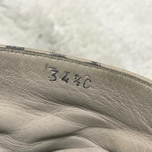 ヴィンテージ シャネル CoCoレザーショートブーツ ベージュ34.5 21.5cm 現状品 < ブランド  ヴィンテージ シャネル CoCoレザーショートブーツ ベージュ34.5 21.5cm 現状品 < ブランドの