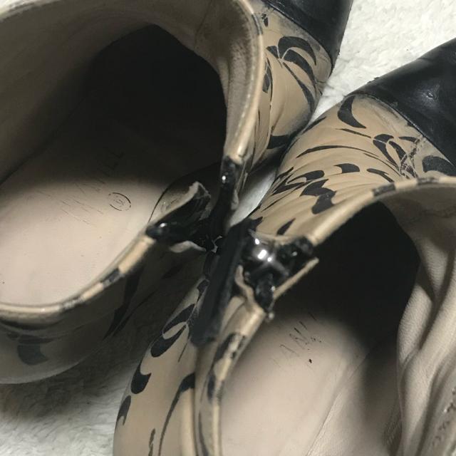 ヴィンテージ シャネル CoCoレザーショートブーツ ベージュ34.5 21.5cm 現状品 < ブランド  ヴィンテージ シャネル CoCoレザーショートブーツ ベージュ34.5 21.5cm 現状品 < ブランドの