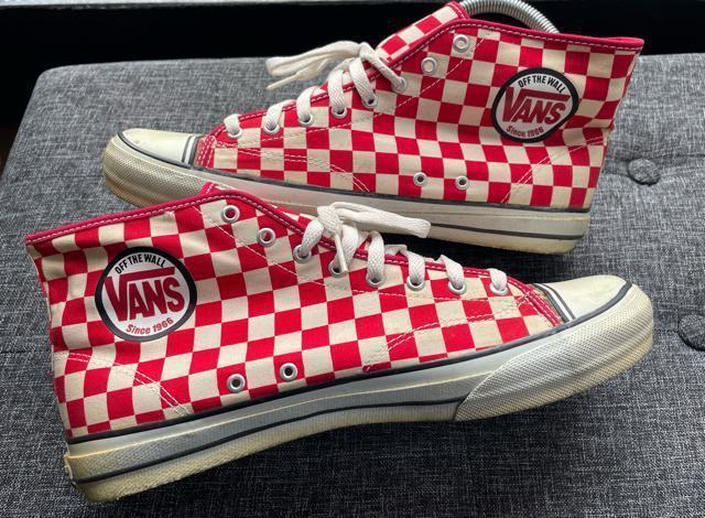 デッドストック 90's 後期 VANS OFF THE WALL チェッカー 赤 オールスター 28.5cm / ビンテージ < ブランド  デッドストック 90's 後期 VANS OFF THE WALL チェッカー 赤 オールスター 28.5cm / ビンテージ  < ブランドの