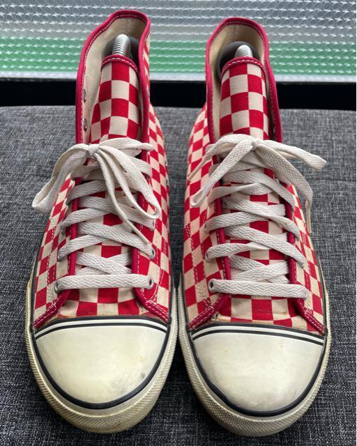 デッドストック 90's 後期 VANS OFF THE WALL チェッカー 赤 オールスター 28.5cm / ビンテージ < ブランド  デッドストック 90's 後期 VANS OFF THE WALL チェッカー 赤 オールスター 28.5cm / ビンテージ < ブランドの
