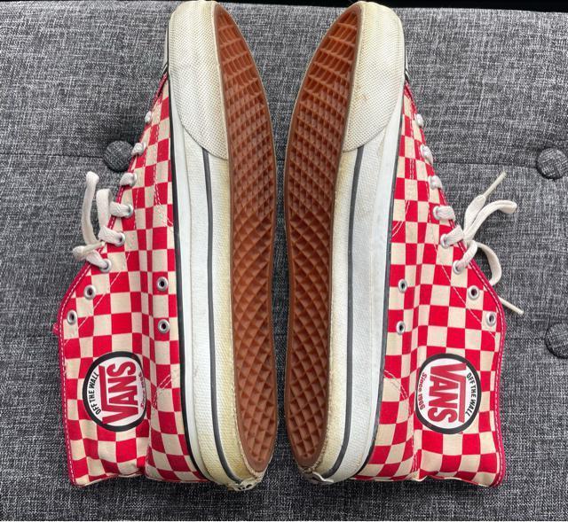 デッドストック 90's 後期 VANS OFF THE WALL チェッカー 赤 オールスター 28.5cm / ビンテージ < ブランド  デッドストック 90's 後期 VANS OFF THE WALL チェッカー 赤 オールスター 28.5cm / ビンテージ < ブランドの