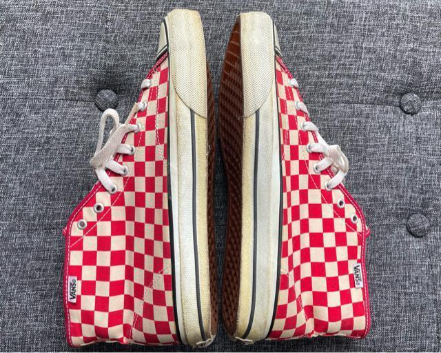 デッドストック 90's 後期 VANS OFF THE WALL チェッカー 赤 オールスター 28.5cm / ビンテージ < ブランド  デッドストック 90's 後期 VANS OFF THE WALL チェッカー 赤 オールスター 28.5cm / ビンテージ < ブランドの